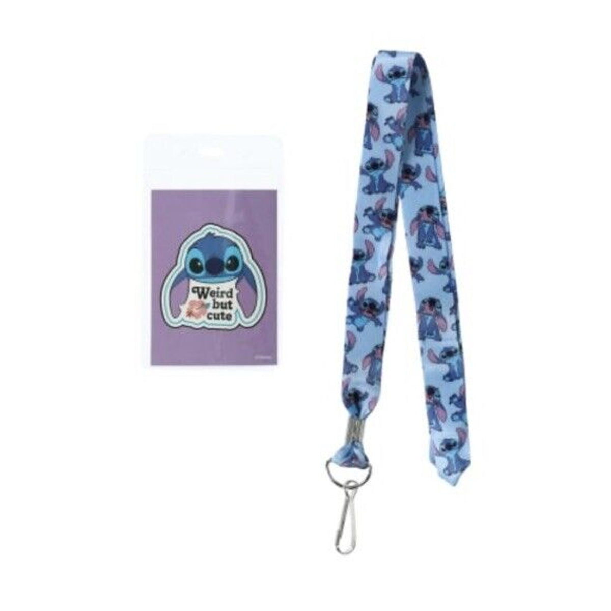 🔥Disney Stitch Lanyard With Badge Holder BNWT🔥