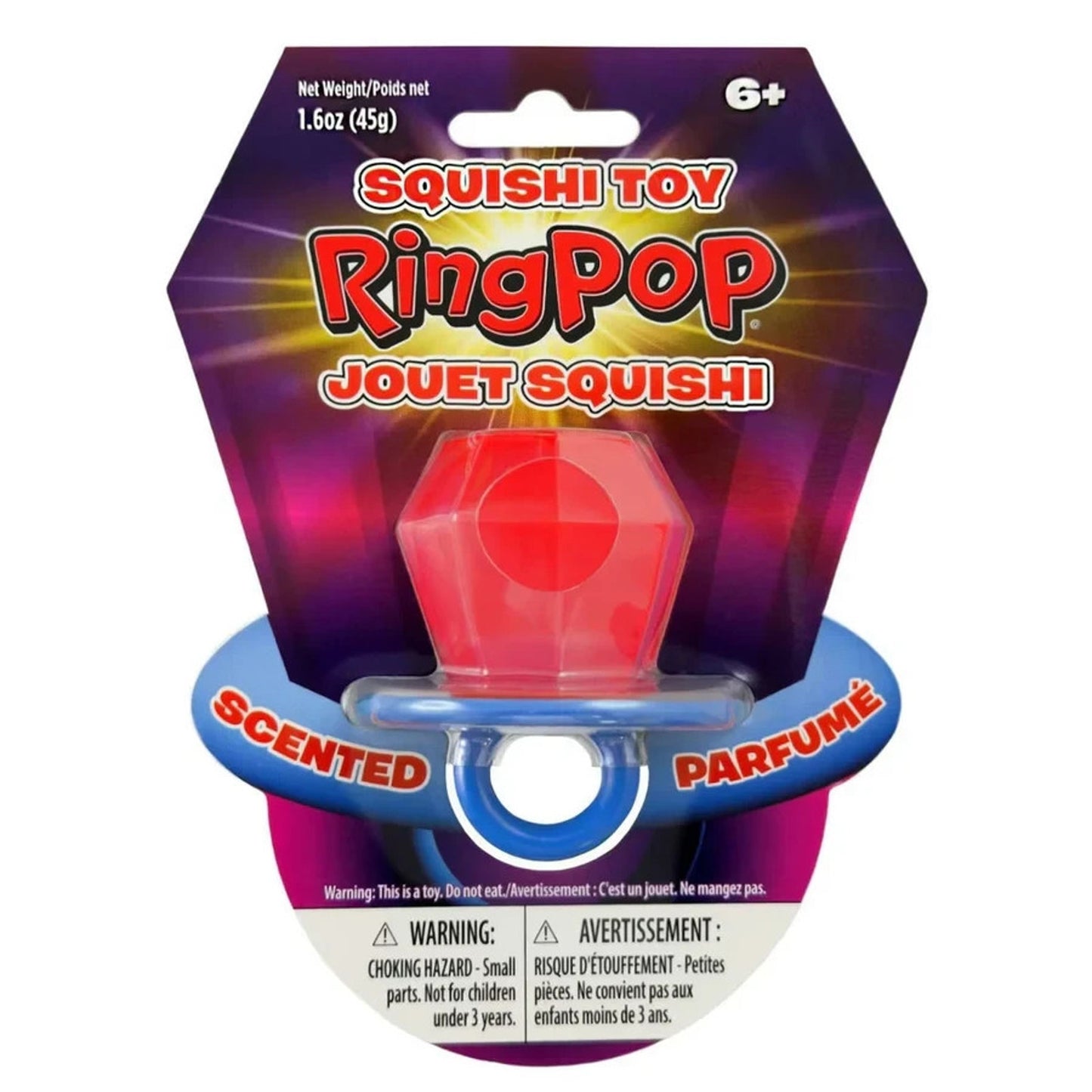 🔥Ring Pop Scented Squeeze Toy Squishy Ring Pop RED BNWT🔥