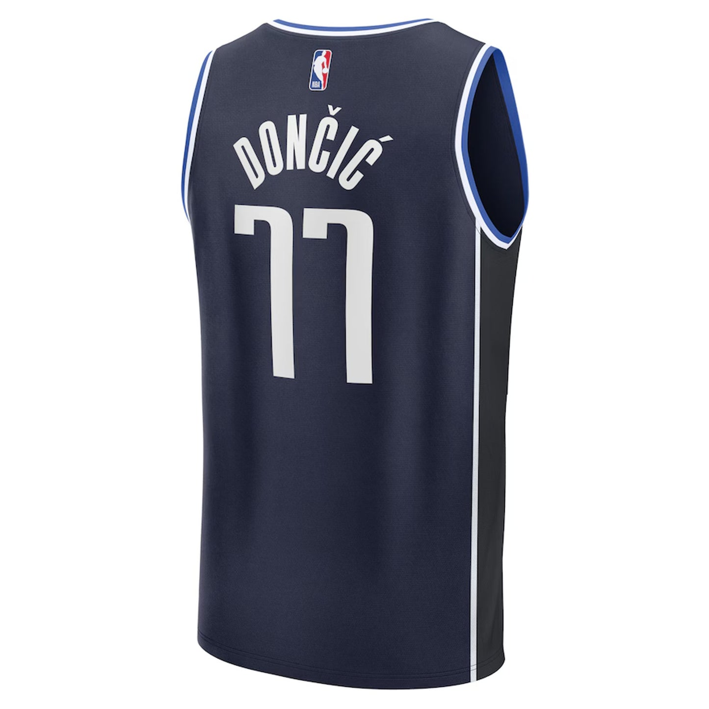 🔥Dallas Mavericks Luka Doncic Fanatics Navy Fast Break Team Replica Jersey MED