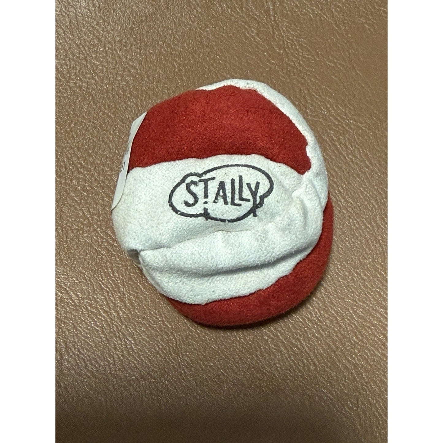 🔥World Footbag Stally Hacky Sack White/Red BNWT🔥