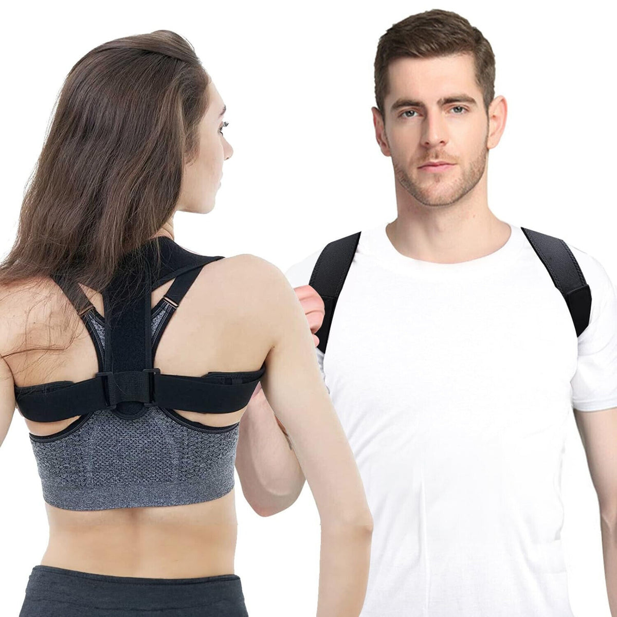 🔥Posture Corrector for Women and Men Adjustable Upper Back Brace Breathable🔥