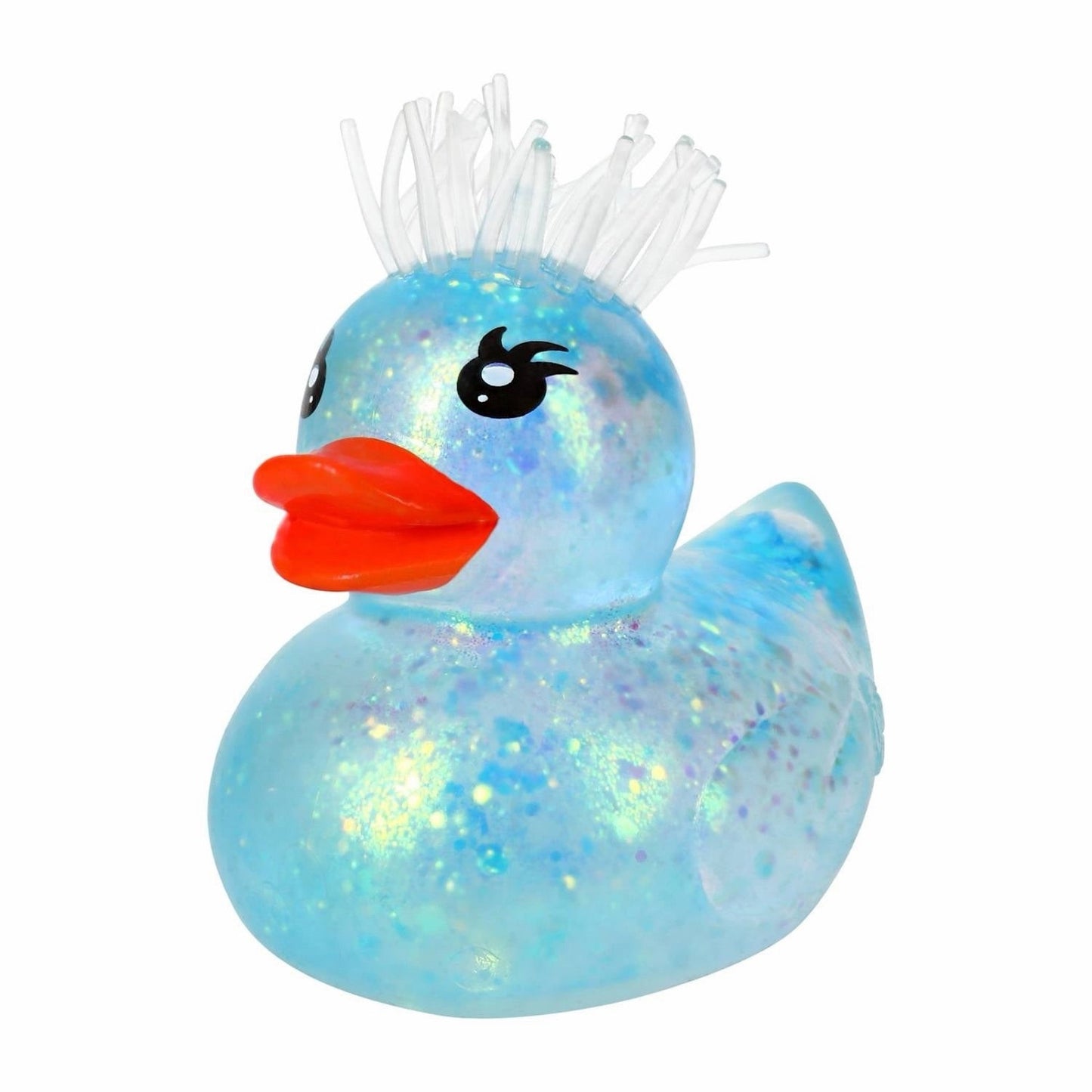 🔥ORB Curiosities Sparklee Duck Squishy Fidget Ducky Glitter Pink BNWT🔥