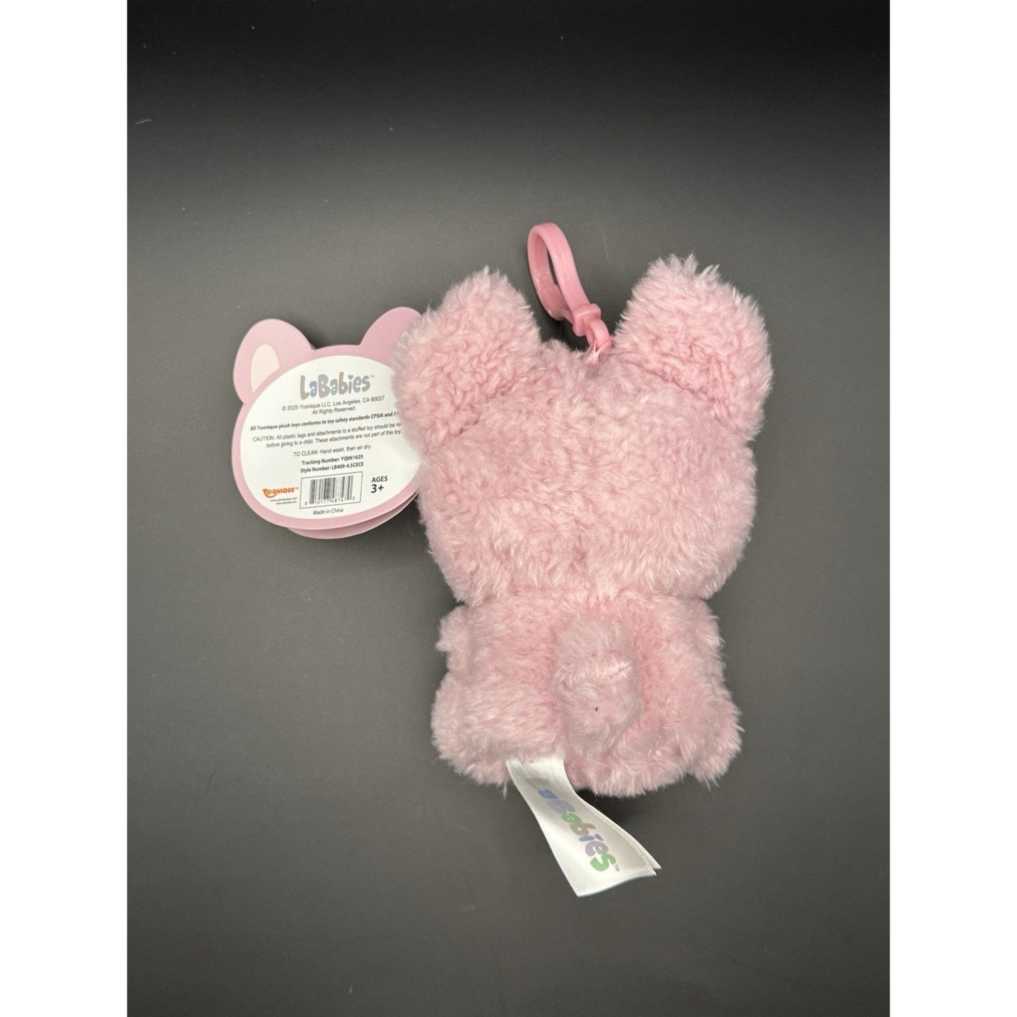 🔥LaBabies Fall Sherpa Collection Plush Monster Clip Pink BNWT🔥