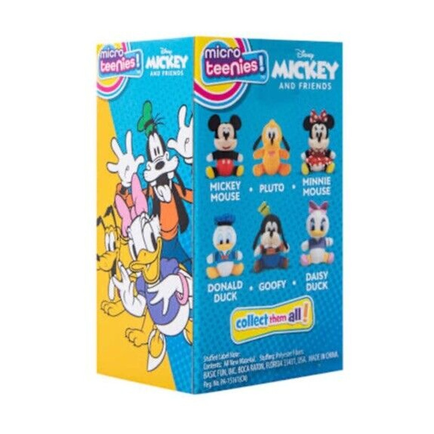 🔥Disney Micro Teenies Mickey and Friends 3" Plush Toy Daisy Duck BNWT🔥