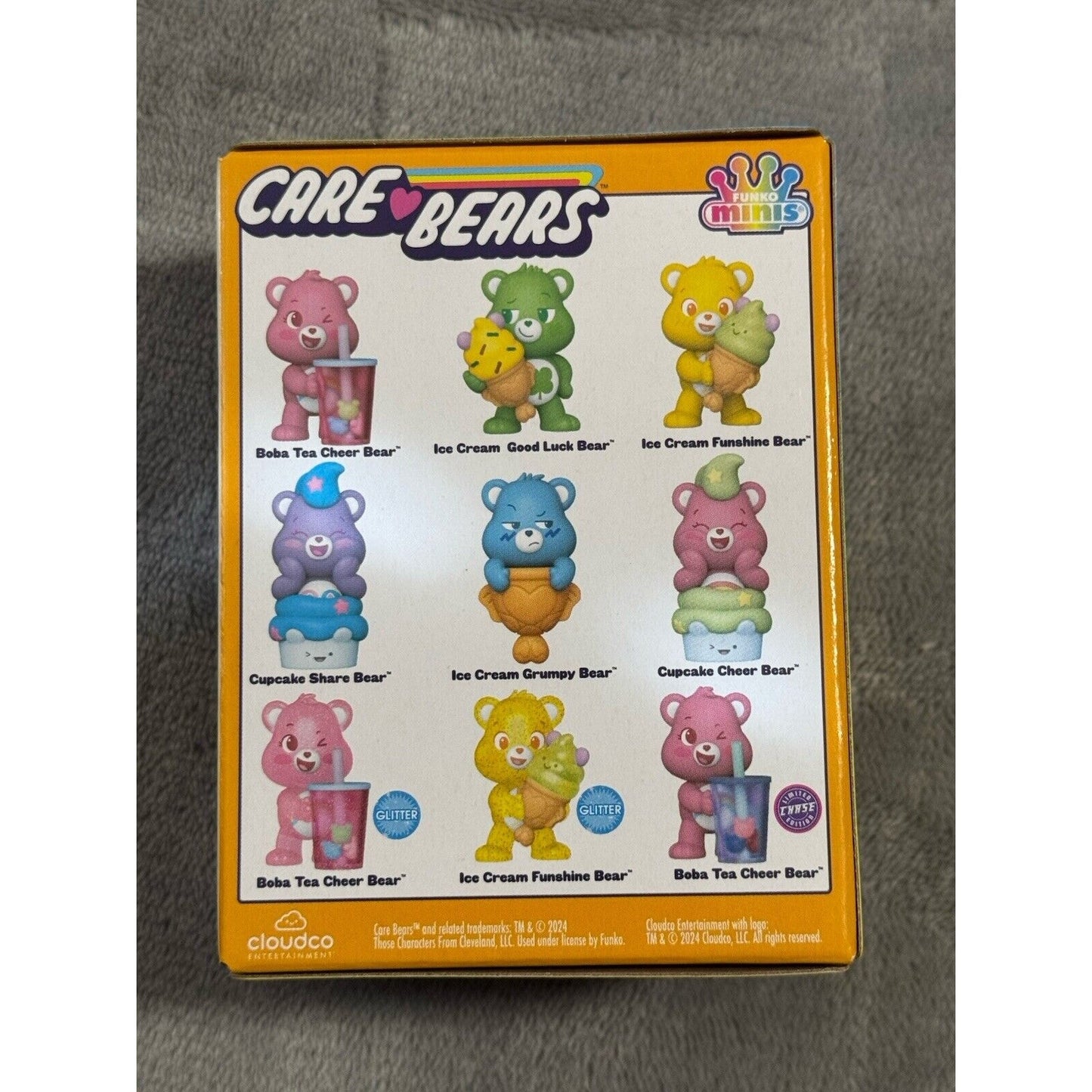 🔥Funko Minis Glitter Series Care Bears Ice Cream Funshine Bear BNWT🔥
