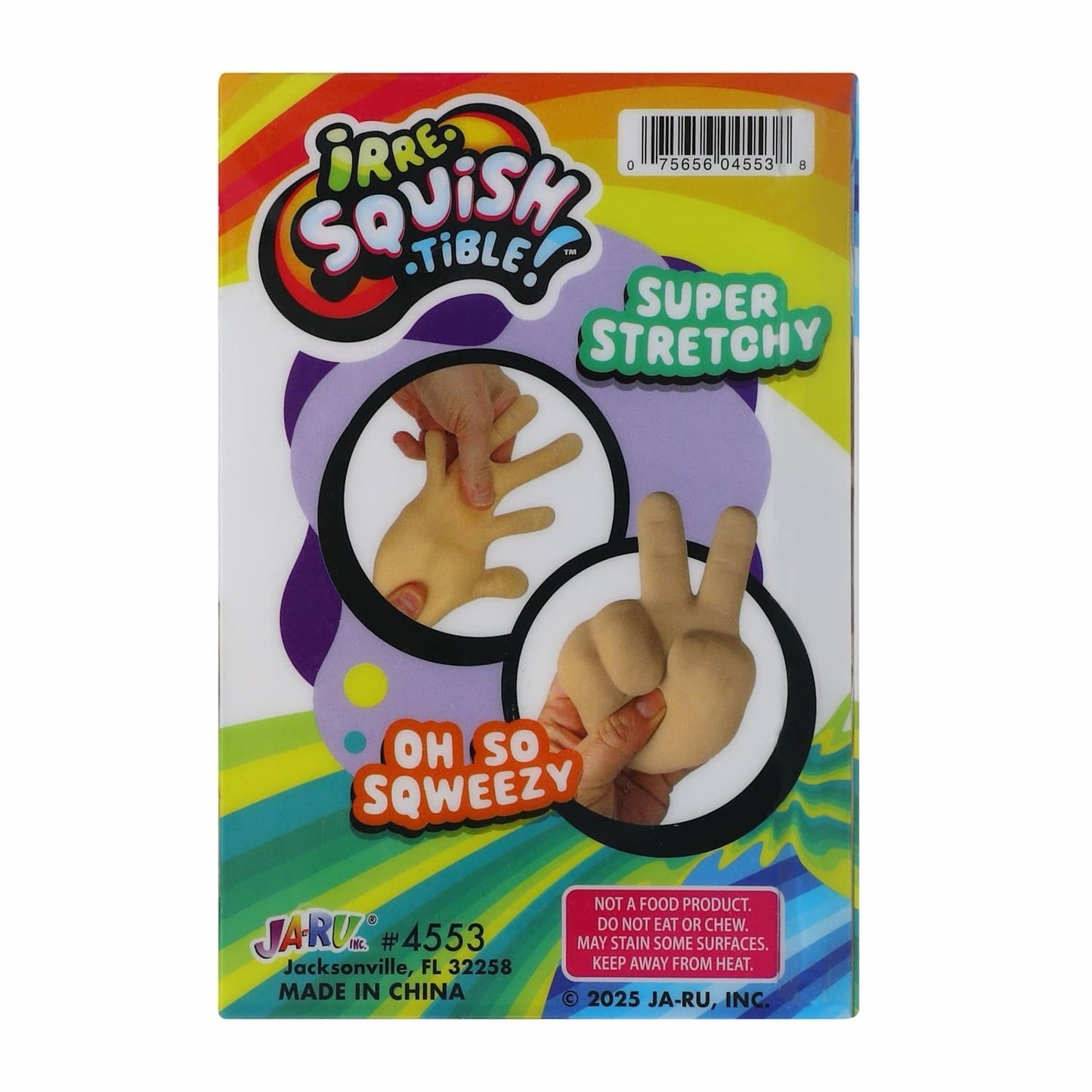 🔥Irre Squish Tible Stretchy Hand Squishy Toy Jaru TikTok Sensory Fidget BNWT🔥