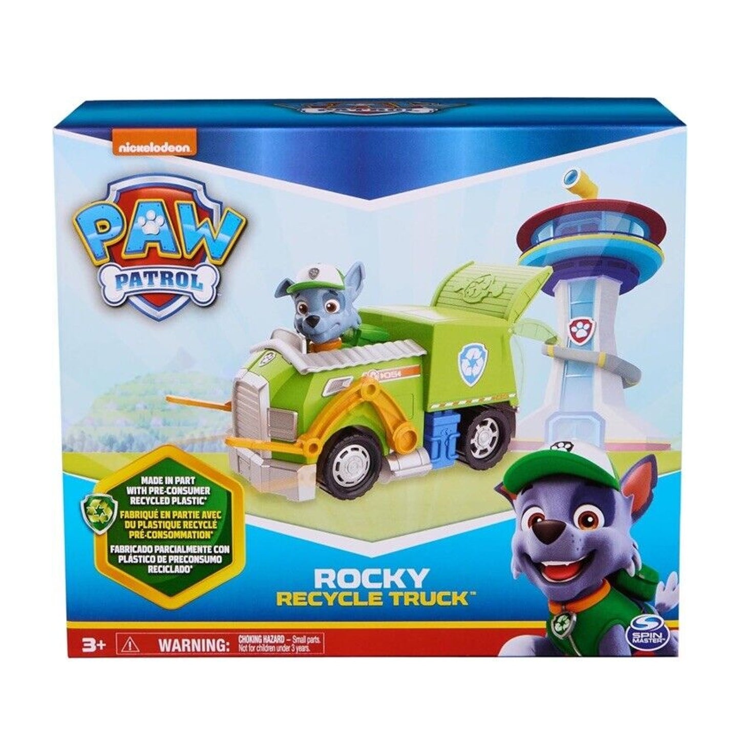 🔥Paw Patrol, Rocky’s Recycle Truck Vehicle with Collectible Figure BNWT💥