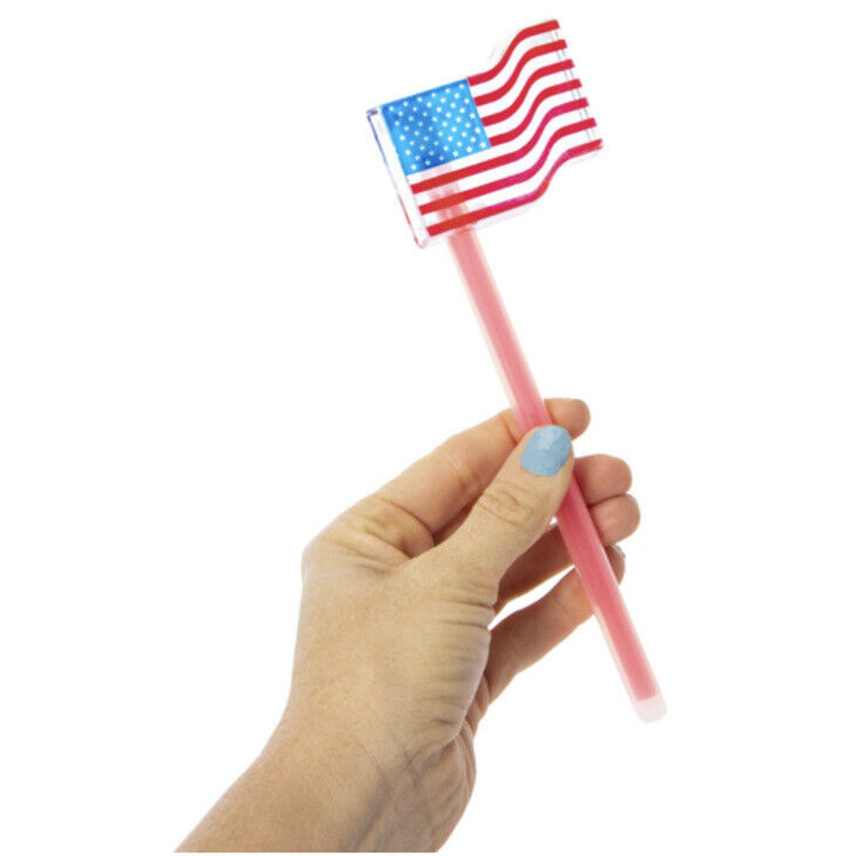 🔥Glow Stick 4th of July American USA Flag Party Favors 3-Pack (Red) BNIP🔥