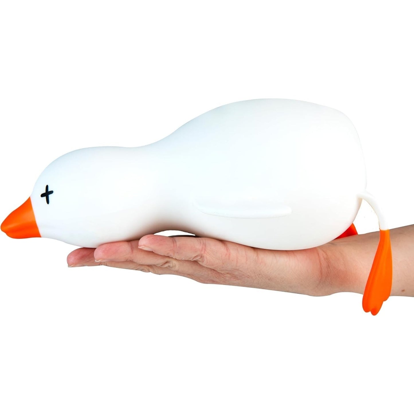 🔥ORB Jumbo Squishy Easy Squeezy White GOOSE/DUCK Viral Jumbo Squishy Toy NWT🔥