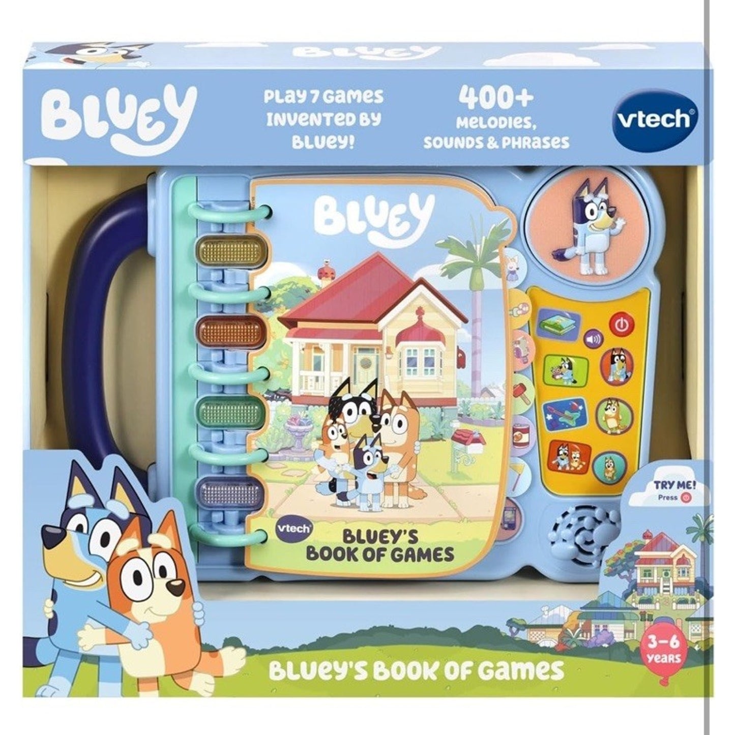 🔥 VTech Bluey's Book of Games Baby and Toddler Toys Learning Baby Books BNWT🔥