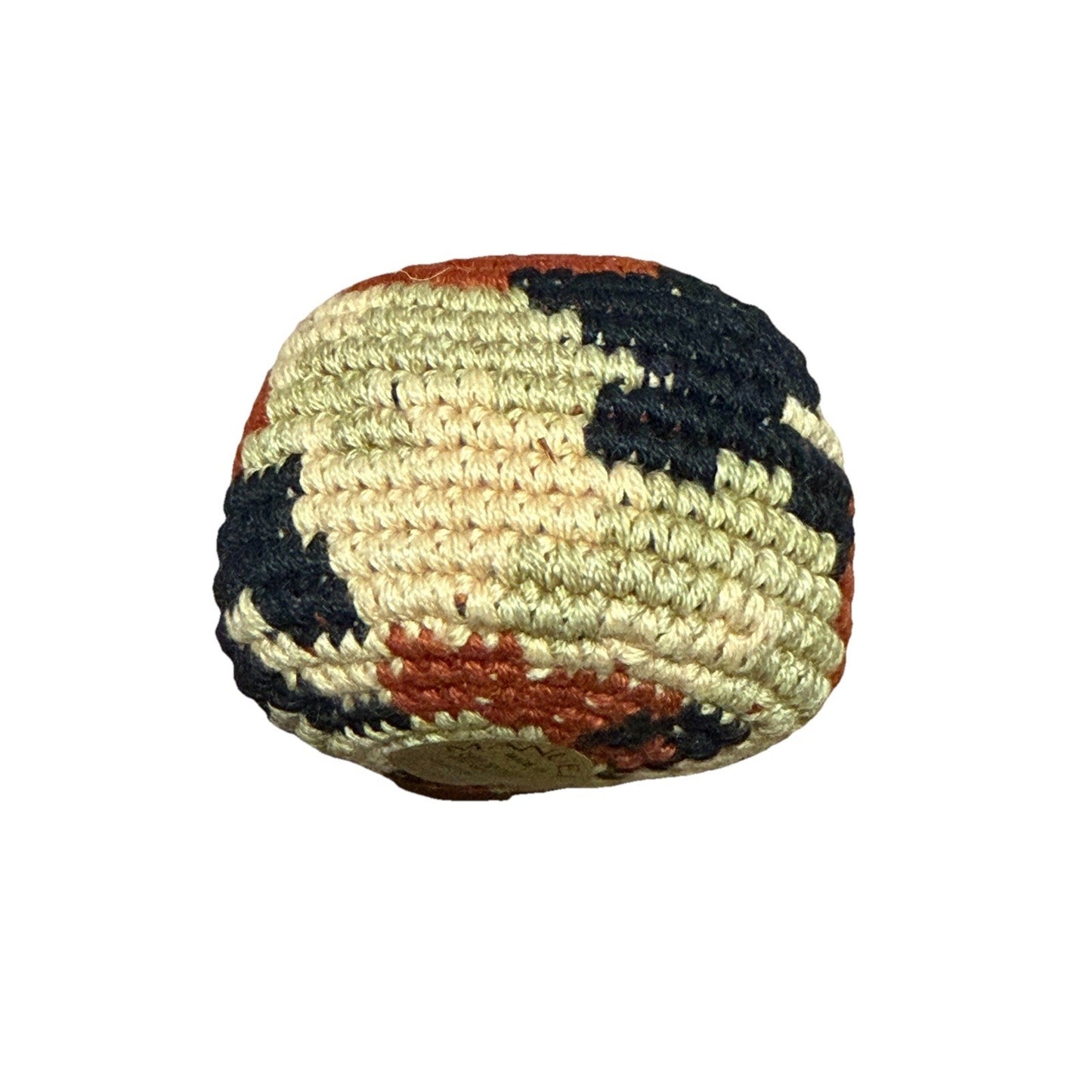 🔥World Footbag Boota Bag Crochet Hacky Tan/Brown/Black BNWT🔥