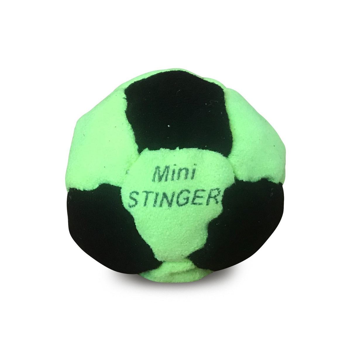 🔥World Footbag Mini Stinger 14 Footbag Hacky Sack NEON YELLOW/BLACK BNWT🔥