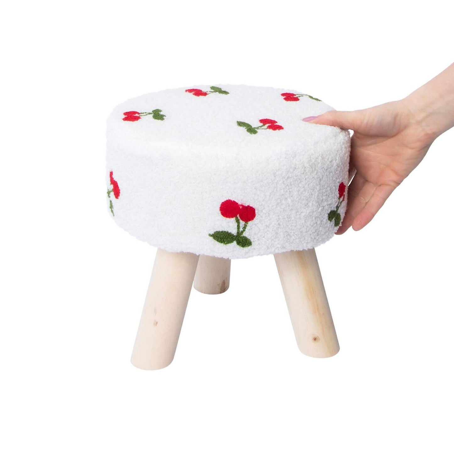 🔥Sherpa Stool 10.24" x 10.24" Easter Cherries BNWT🔥