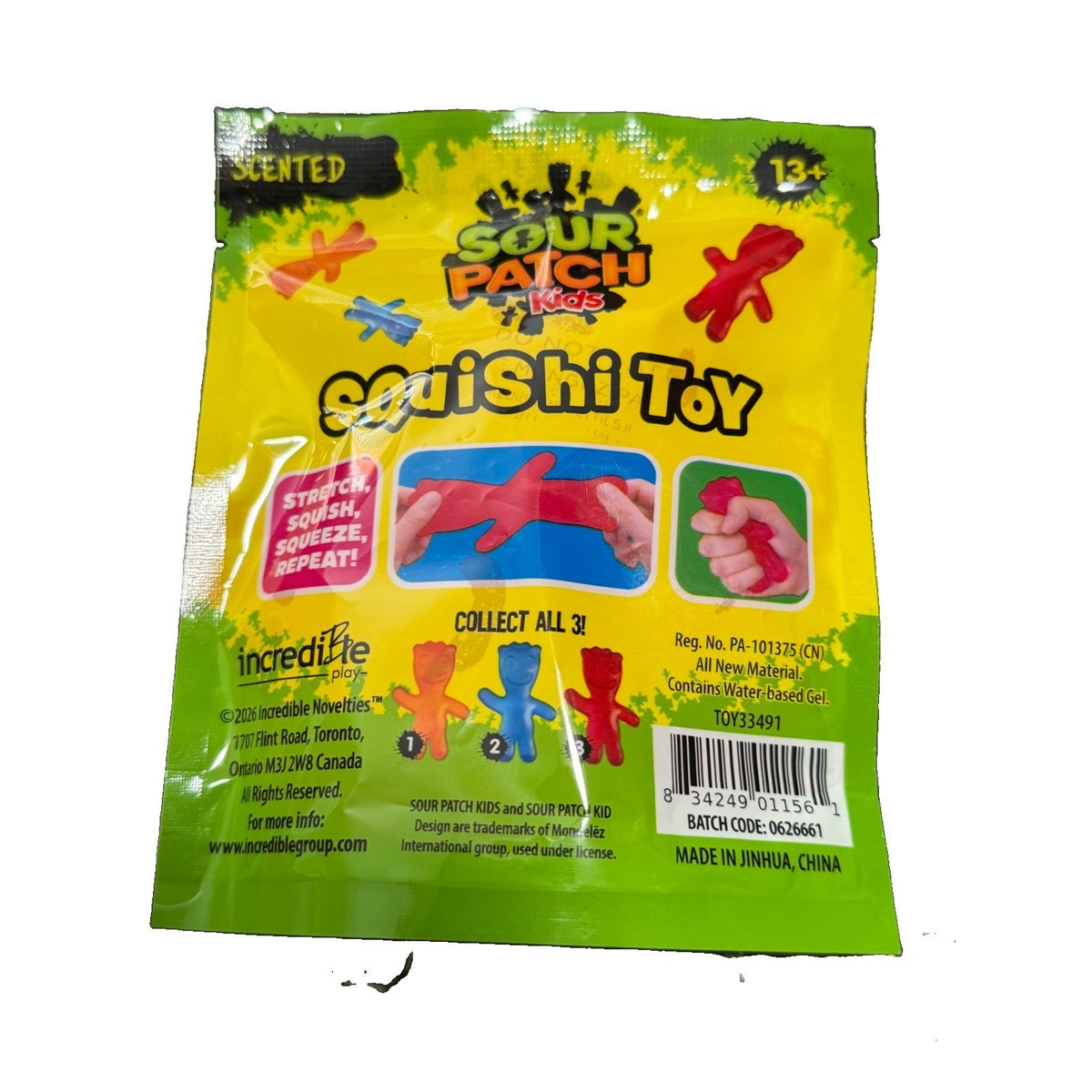🔥Sour Patch Kids Squishy Toy Orange Scented BNWT🔥