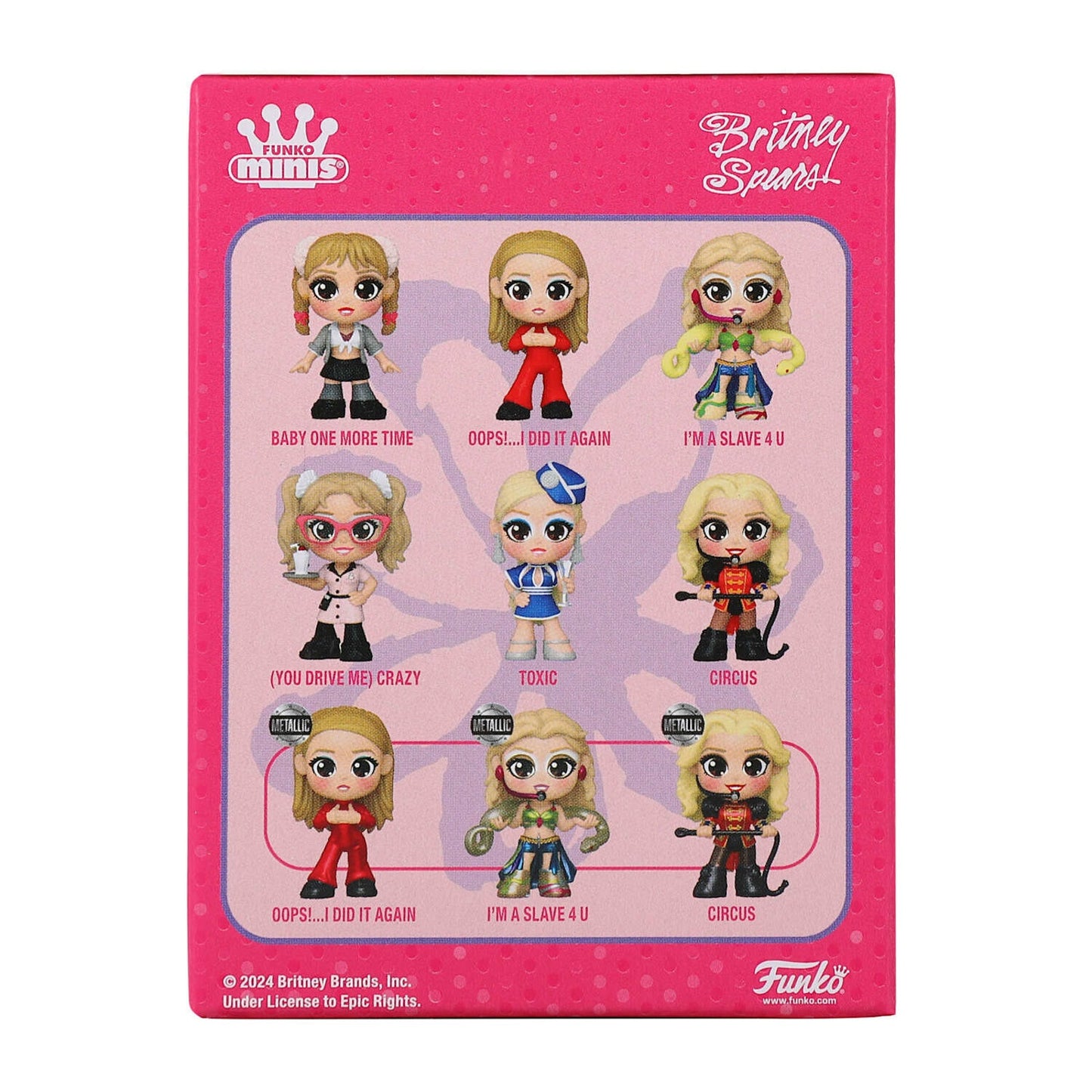 🔥Funko Minis Britney Spears Vinyl You Drive Me Crazy Rare BNWT🔥