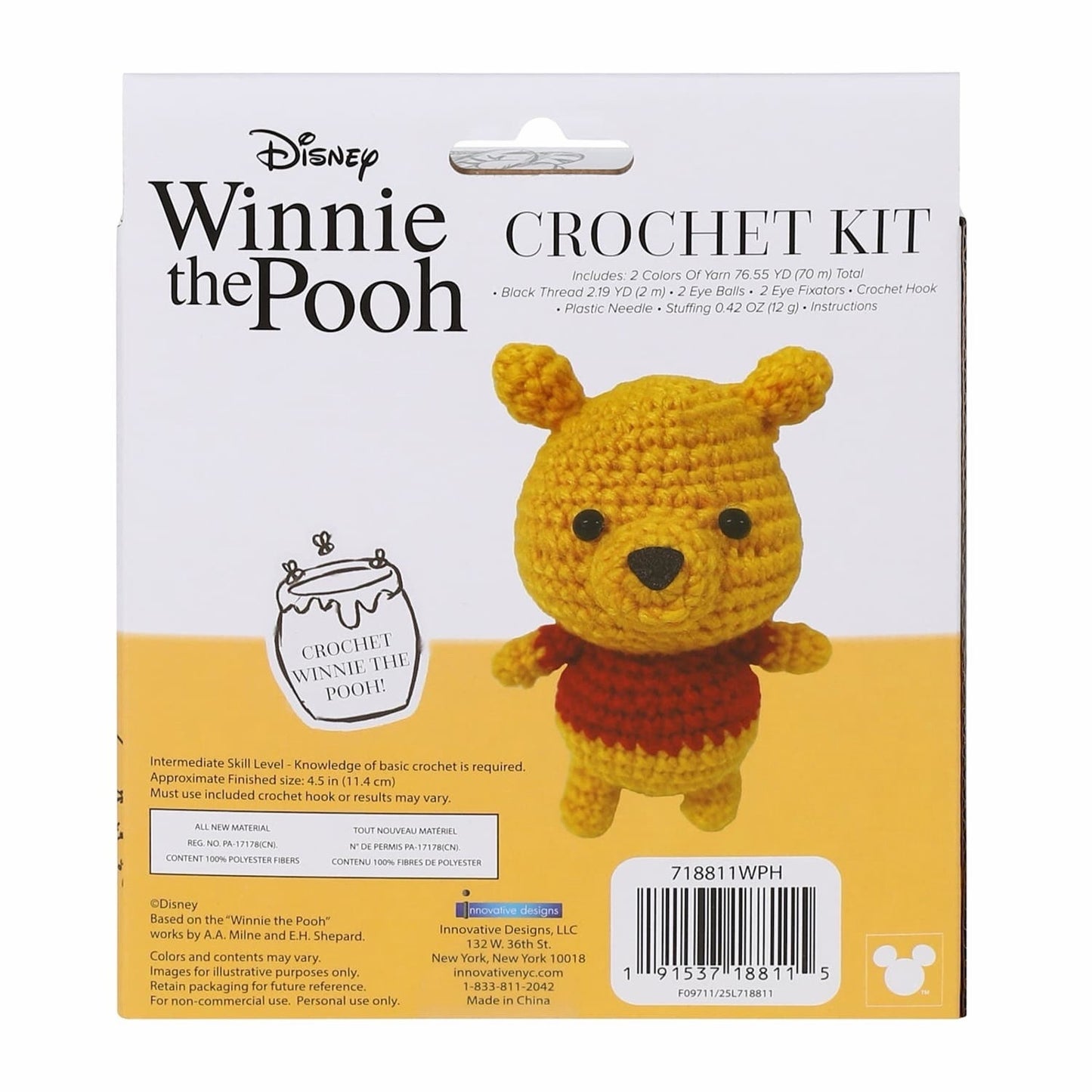 🔥Disney Winnie The Pooh Crochet Kit BNWT🔥