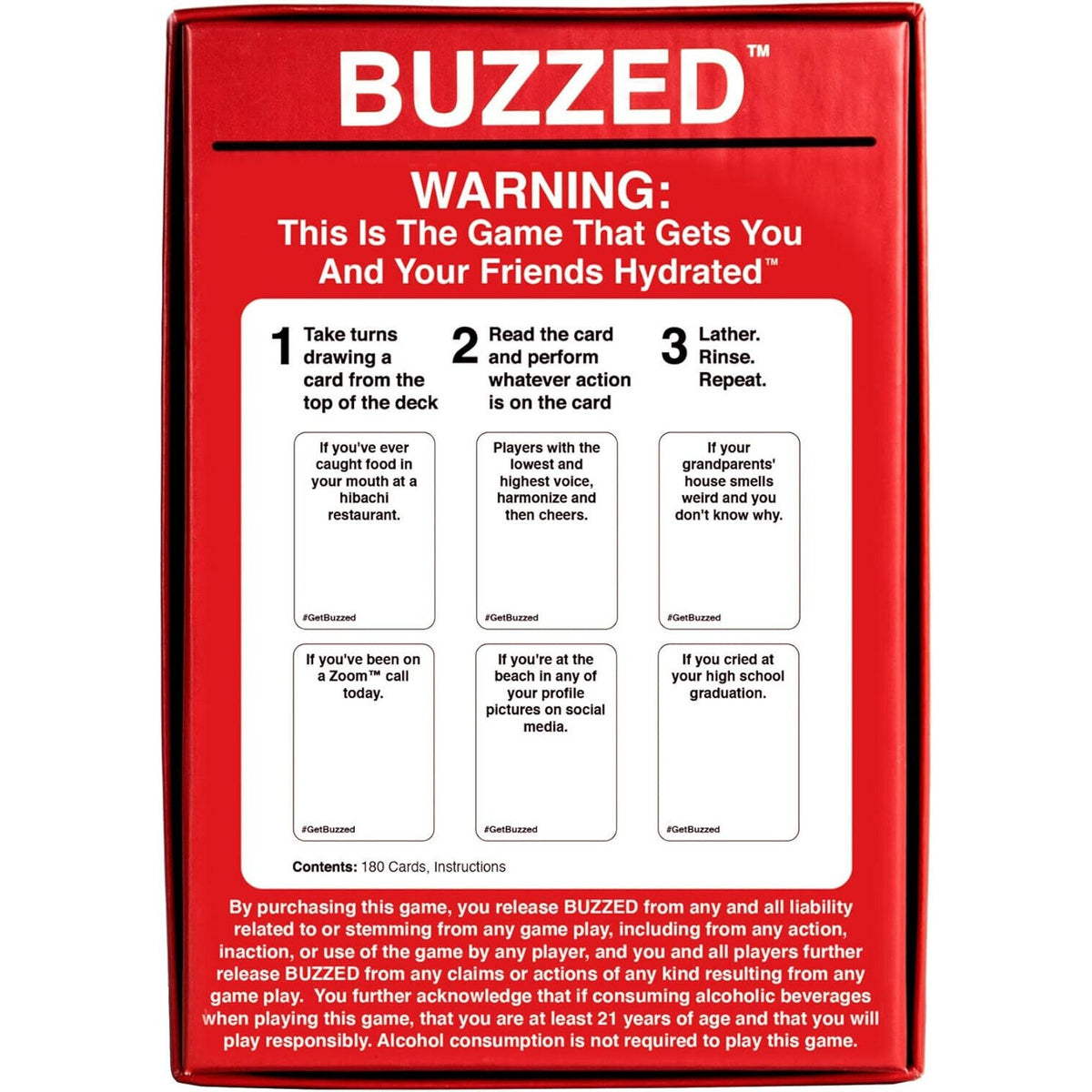 🔥Buzzed Expansion Pack #1 - The Drinking Game That Will Get You Tipsy BNWT🔥