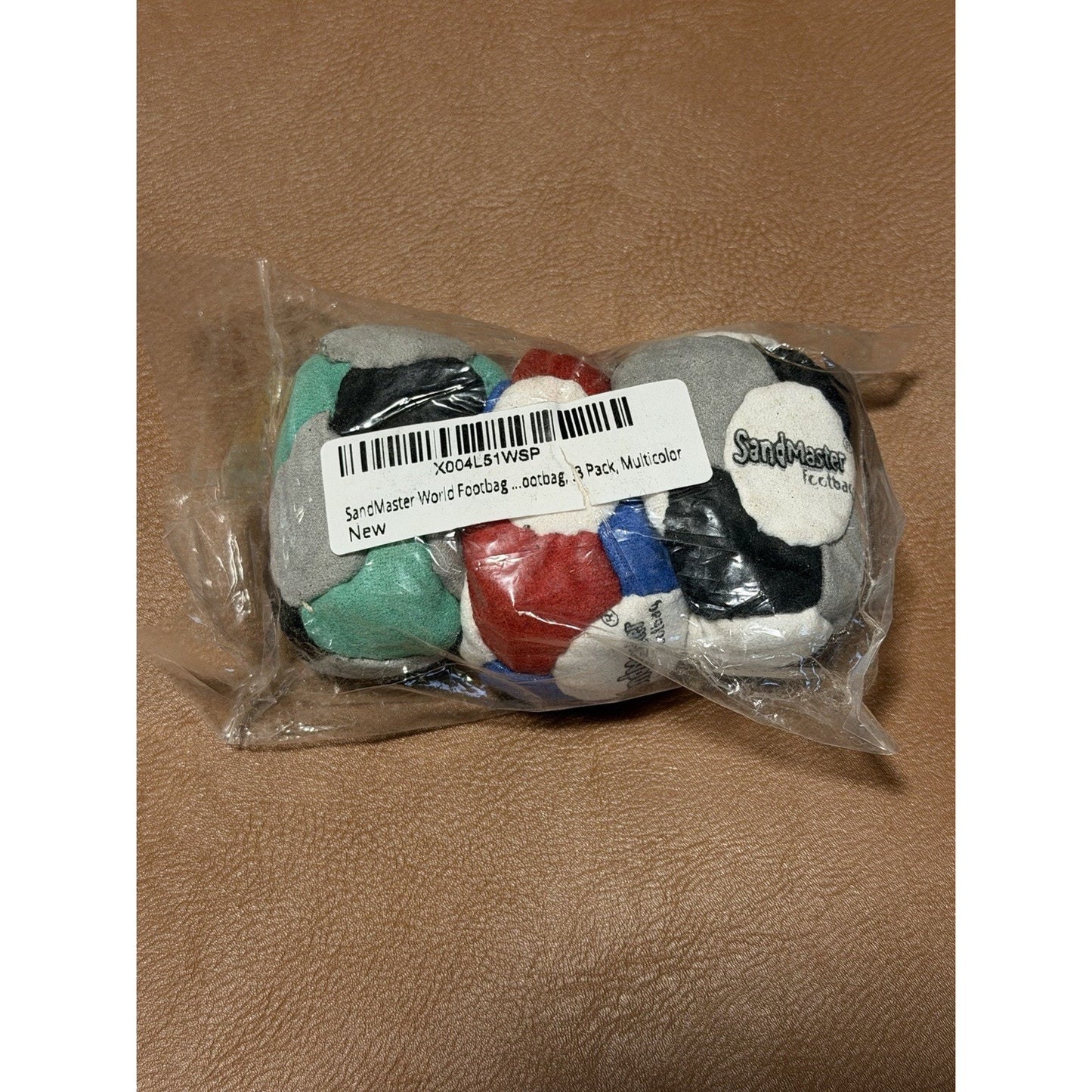 🔥World Footbag SandMaster Hacky Sack 3 Pack BNWT🔥