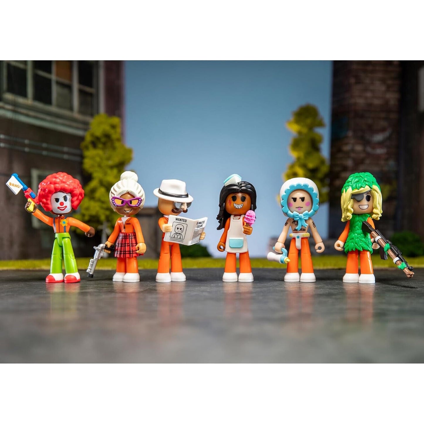 š„DevSeries Jailbreak Hiding in Plain Sight Multipack Six 2.75ā Action Fig Setš„