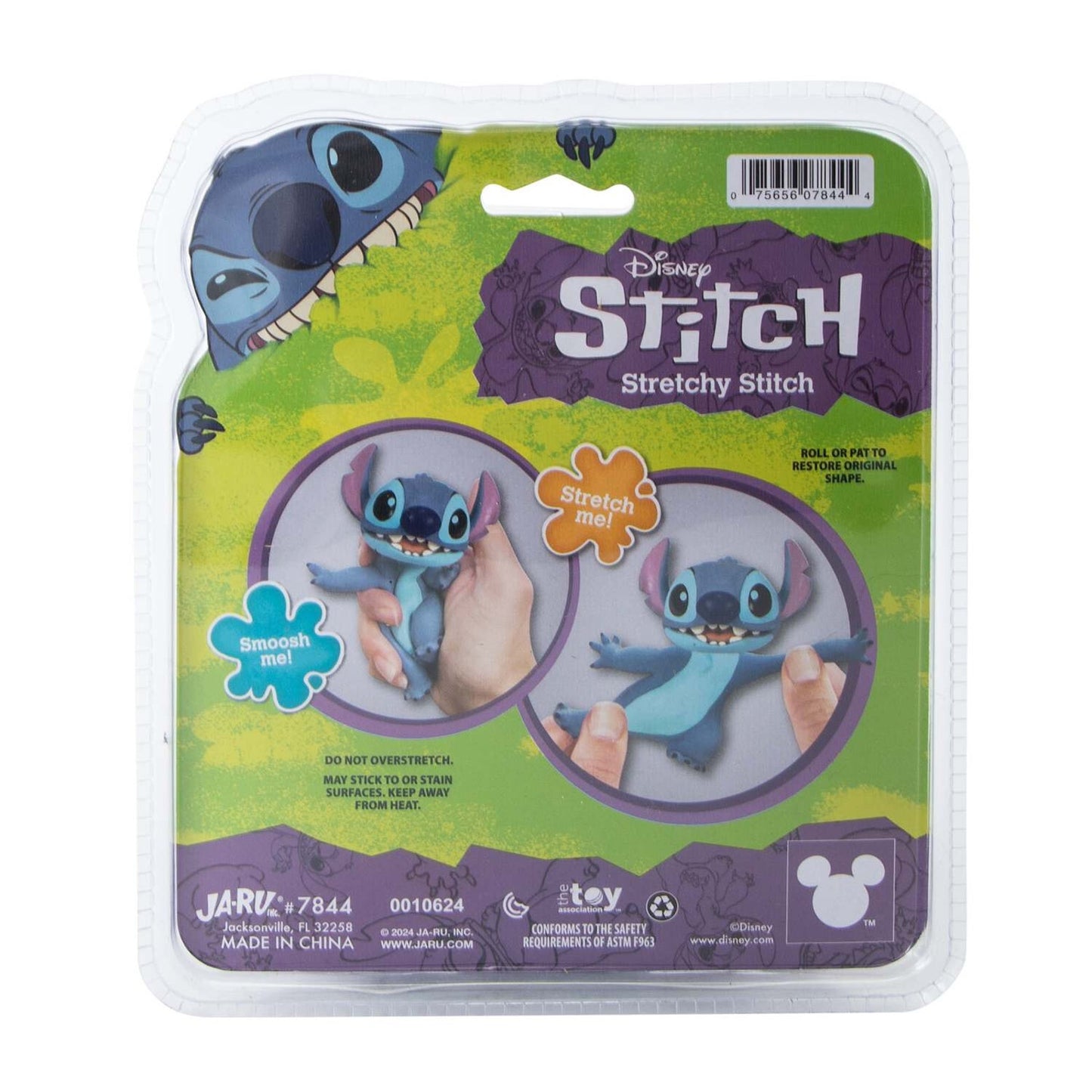 🔥Disney Lilo And Stitch "Stretchy Stitch" Squishy Stretchable Toy BNWT🔥