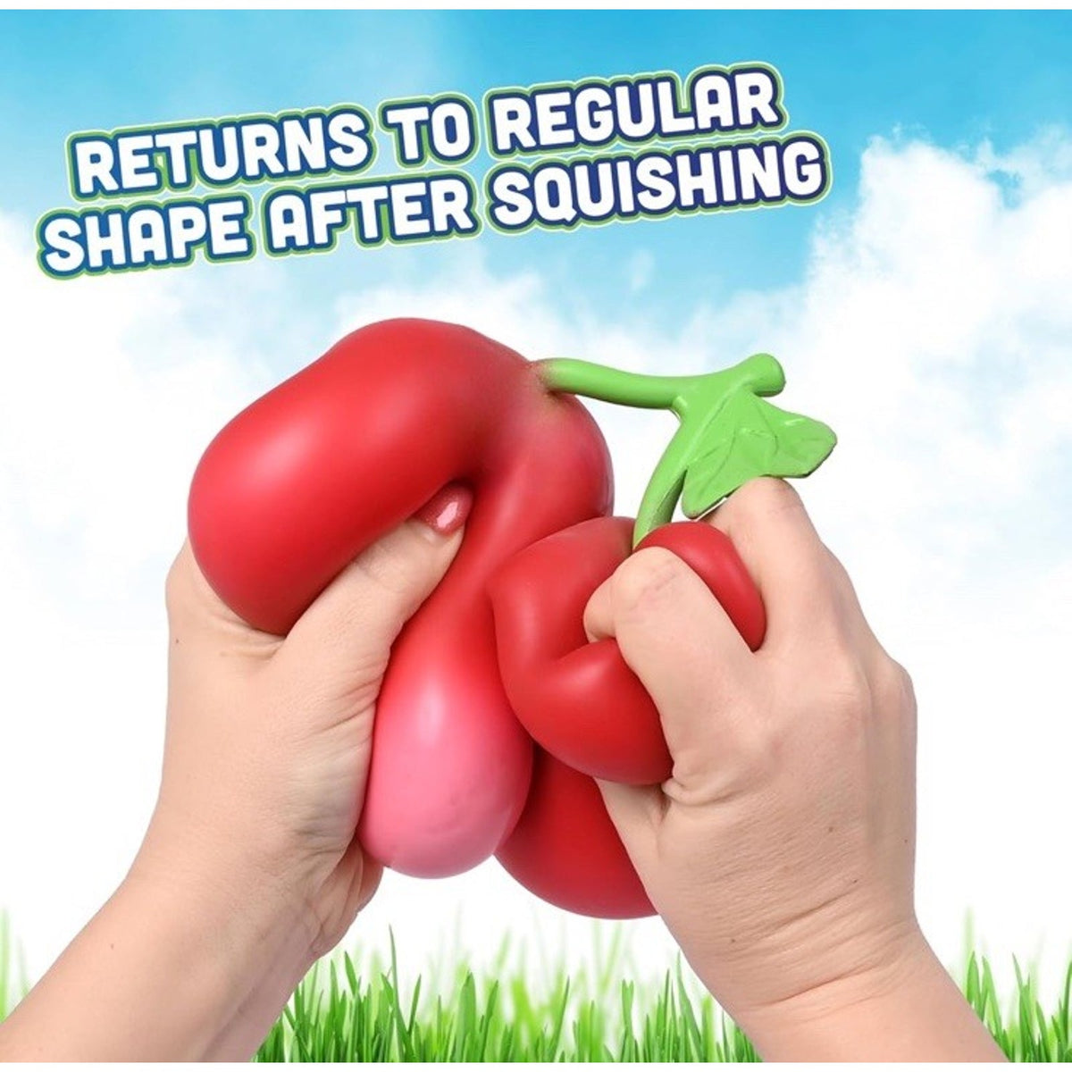 🔥Sunny Days Toymendous Squishy Cherries Stress Sensory Toy BNWT🔥