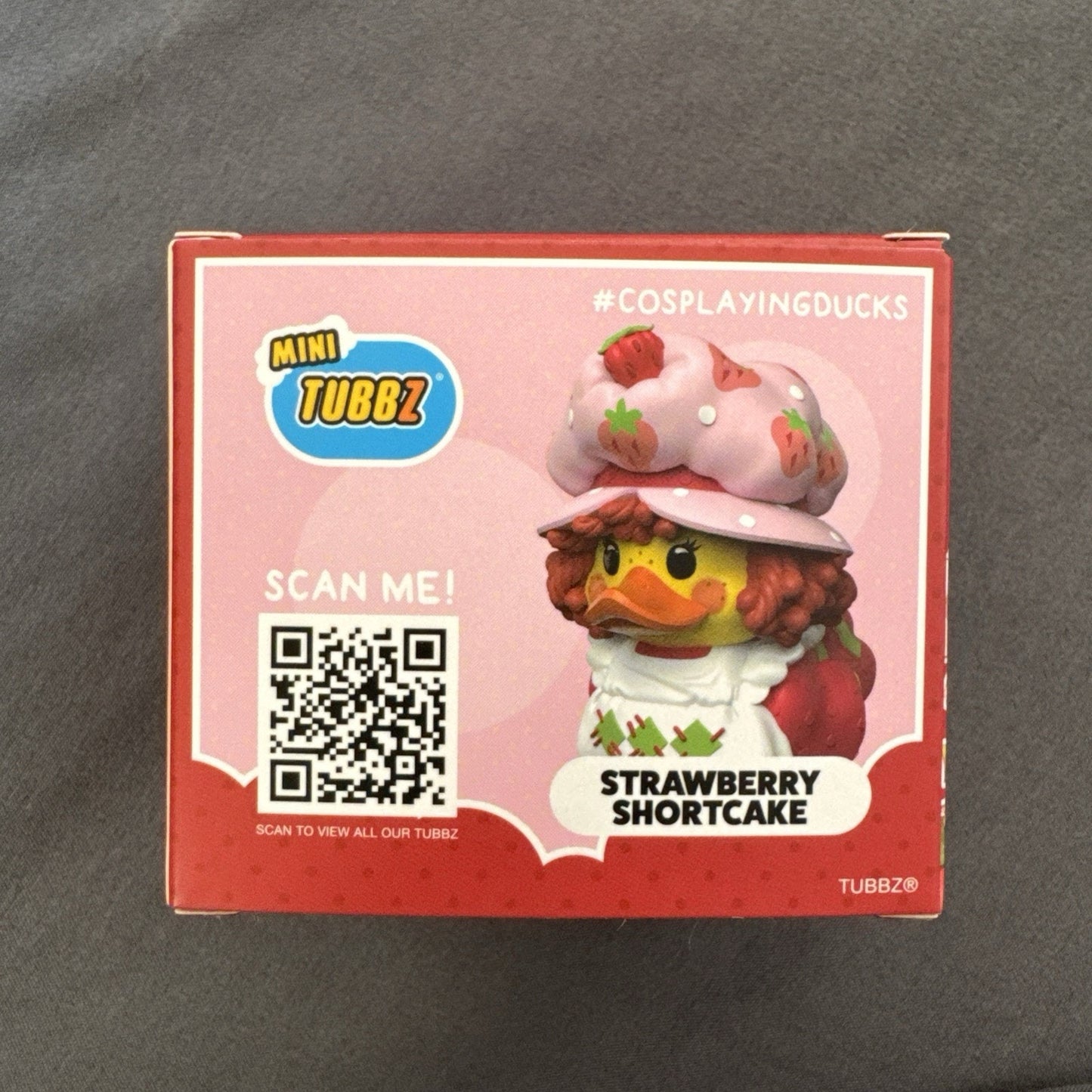 🔥Strawberry Shortcake Mini Tubbz Figure Doll Duck Figure BNWT🔥