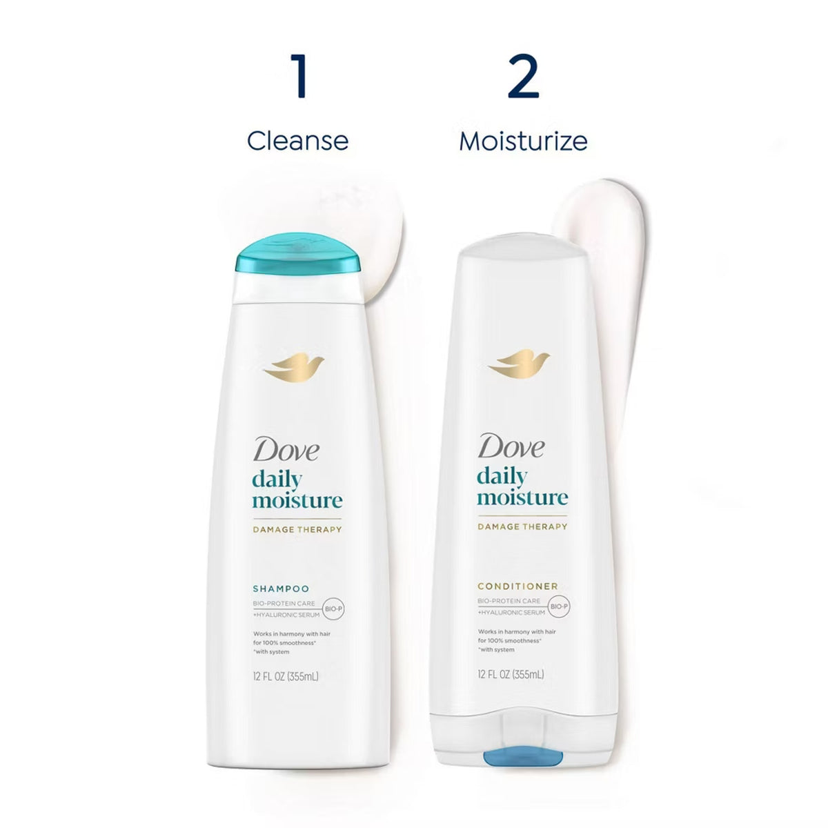 🔥Dove Damage Therapy Shampoo Daily Moisture for Dry Hair Shampoo 12 fl oz NWT🔥