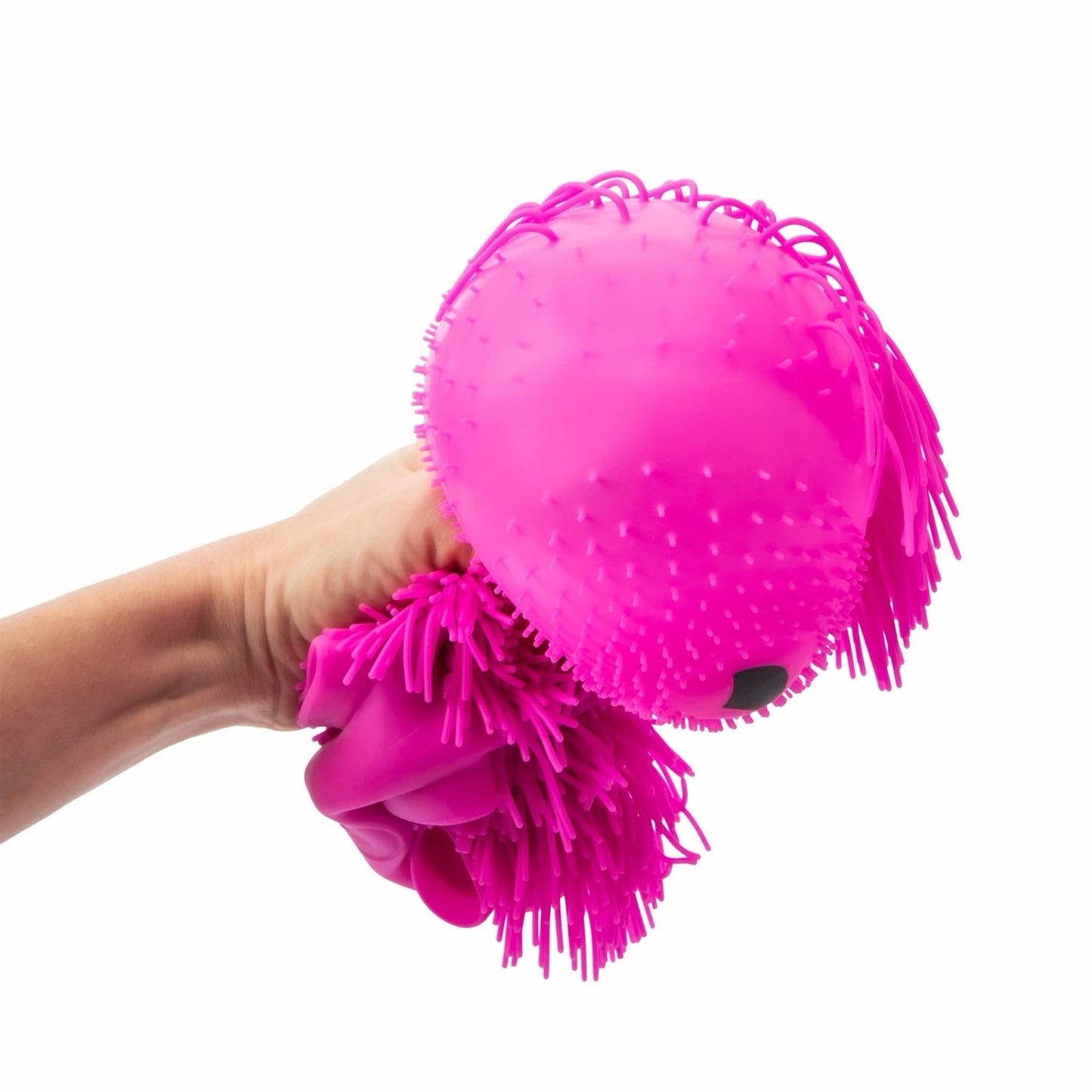 🔥Puffer Friendz Soft Shaggy Puffer Dog Toy (8" x 5") Fun Squishy Stretchy NWT🔥