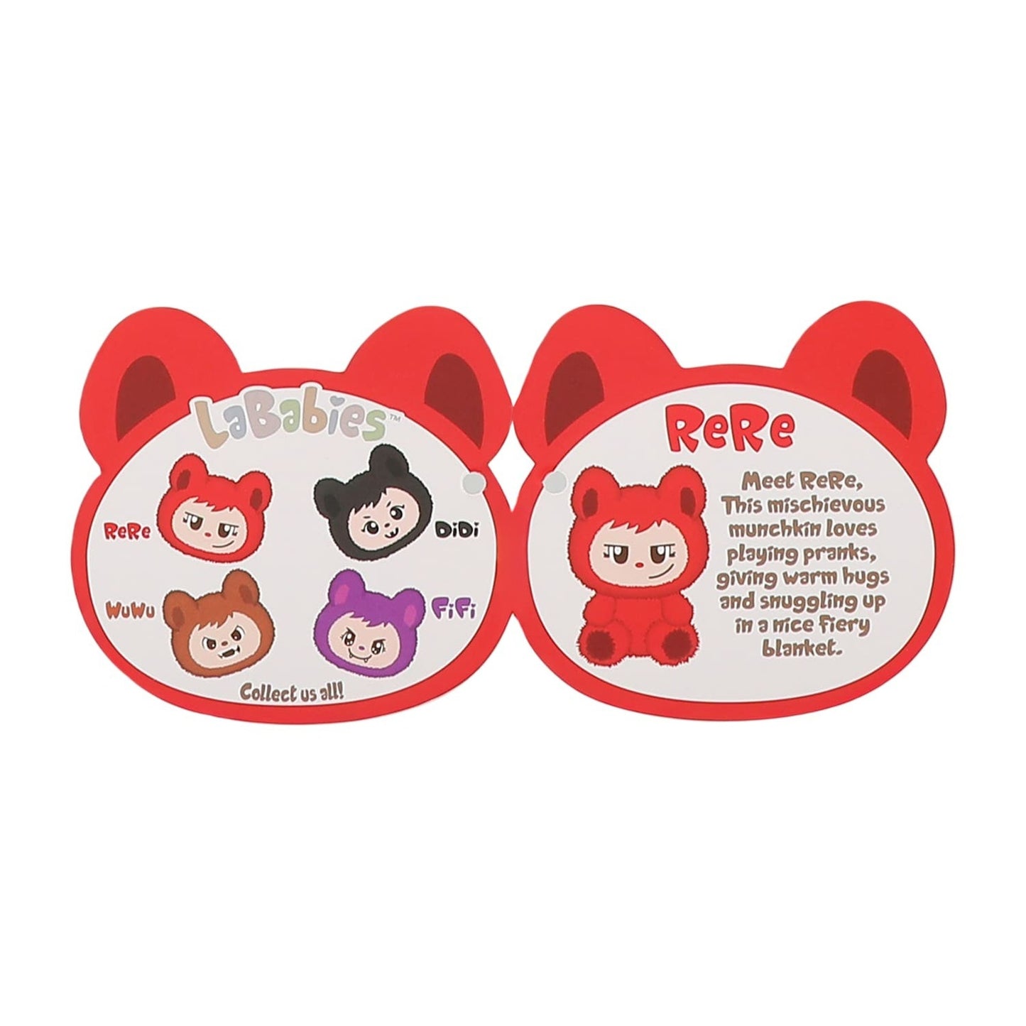 🔥LaBabies Halloween Plush Monster Clip Red BNWT🔥