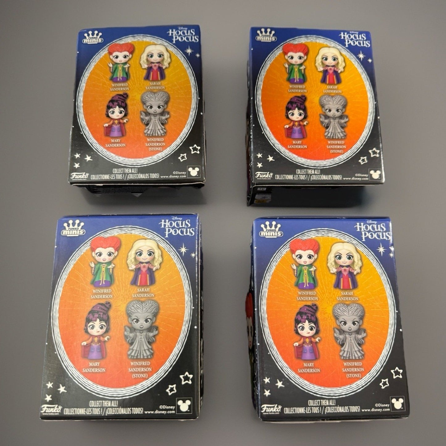 🔥Funko Minis HOCUS POCUS Complete Set Of 4 Vinyl Figures BNWT🔥