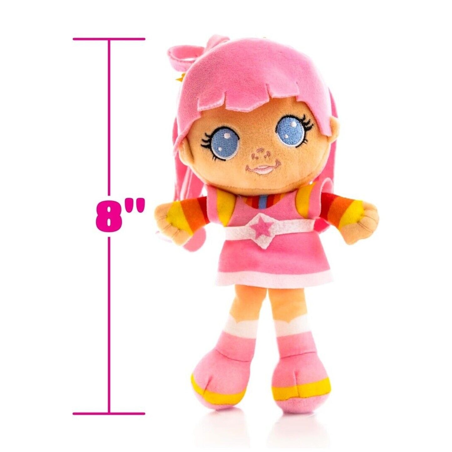 🔥The Loyal Subjects Rainbow Brite 8" Plush - Tickled Pink BNWT🥲
