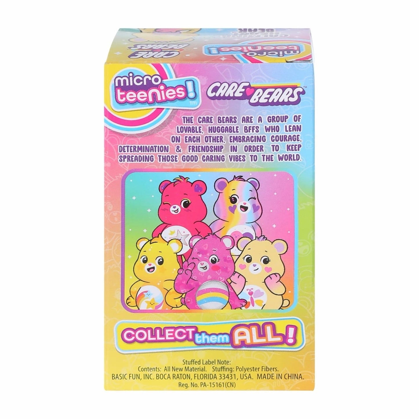🔥Micro Teenies Care Bears Cheer Bear Mini Plush Pink HTF BNWT🔥