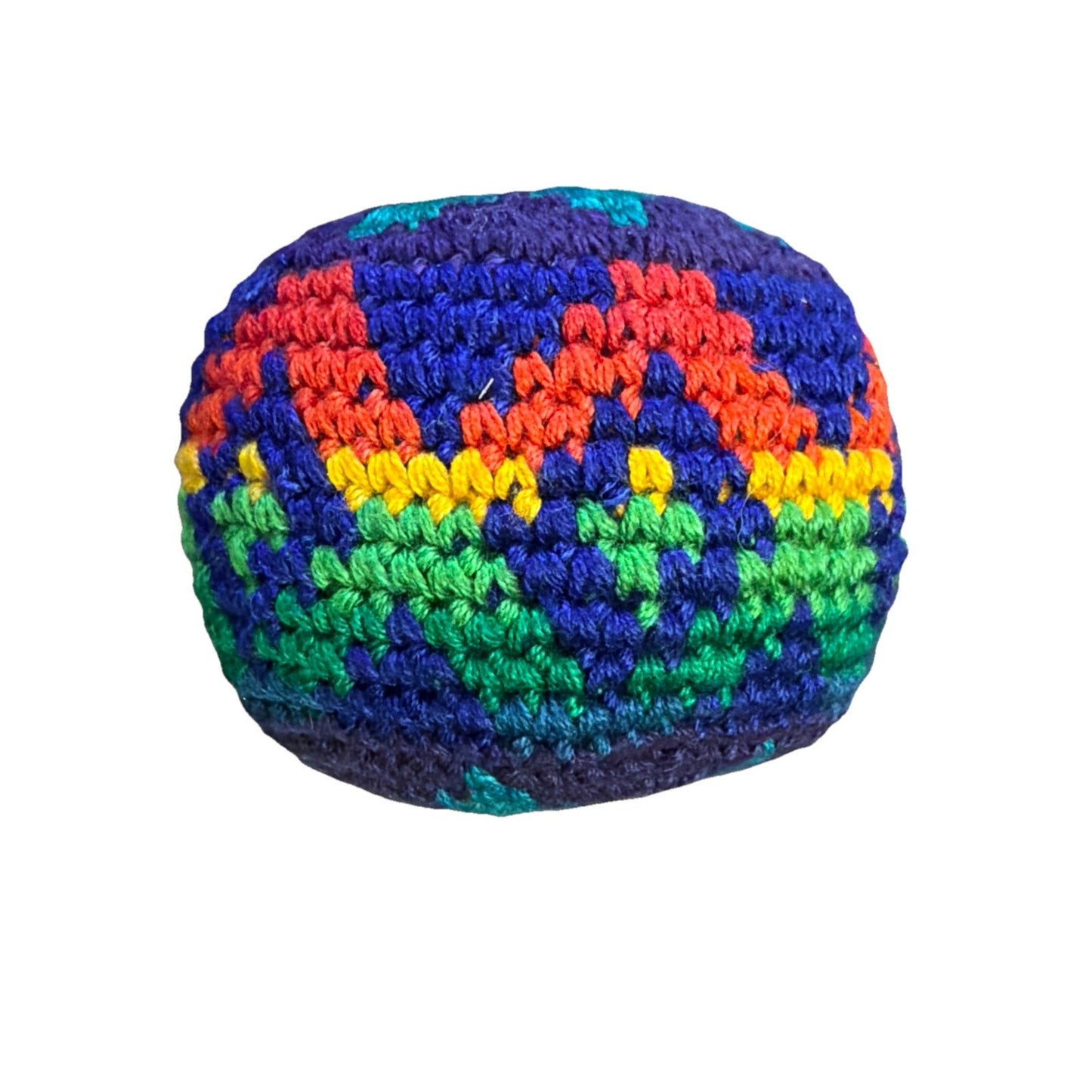 🔥World Footbag Boota Bag Crochet Hacky TEAL Star BNWT🔥
