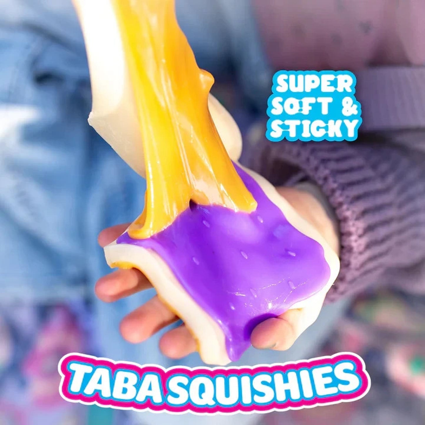 🔥MushMeez Taba Squishy- Peanut Butter & Jelly PB&J 4" Squish BNWT🔥