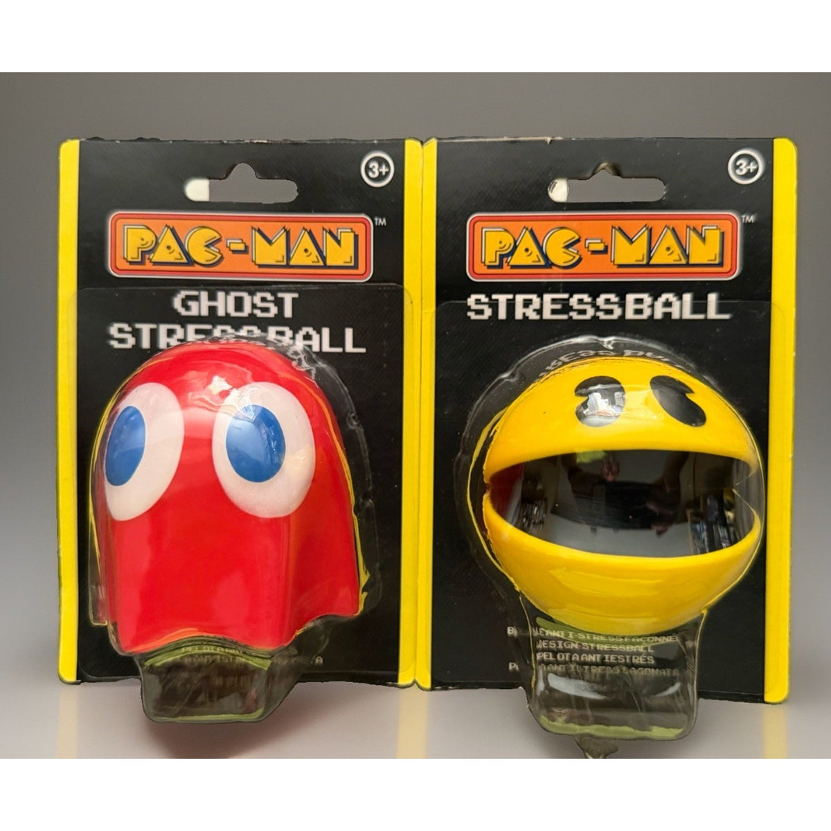 🔥Pac Man & Blinky Bandai Namco Games Stress Balls Desk Toy Paladone BNWT🔥