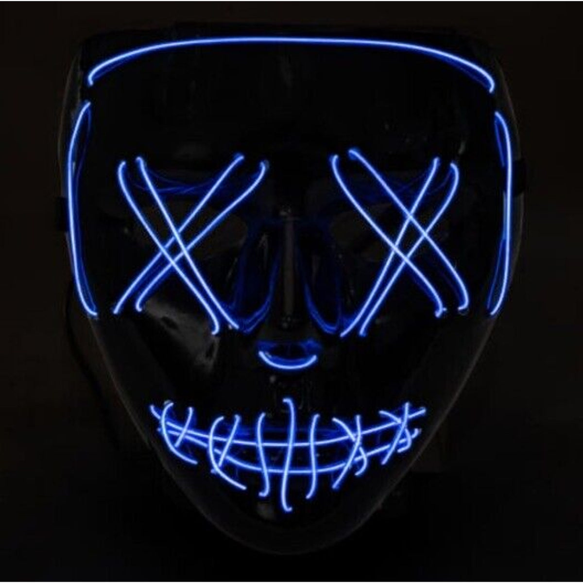 🔥Creepy LED Halloween Mask BLUE BNWT🔥