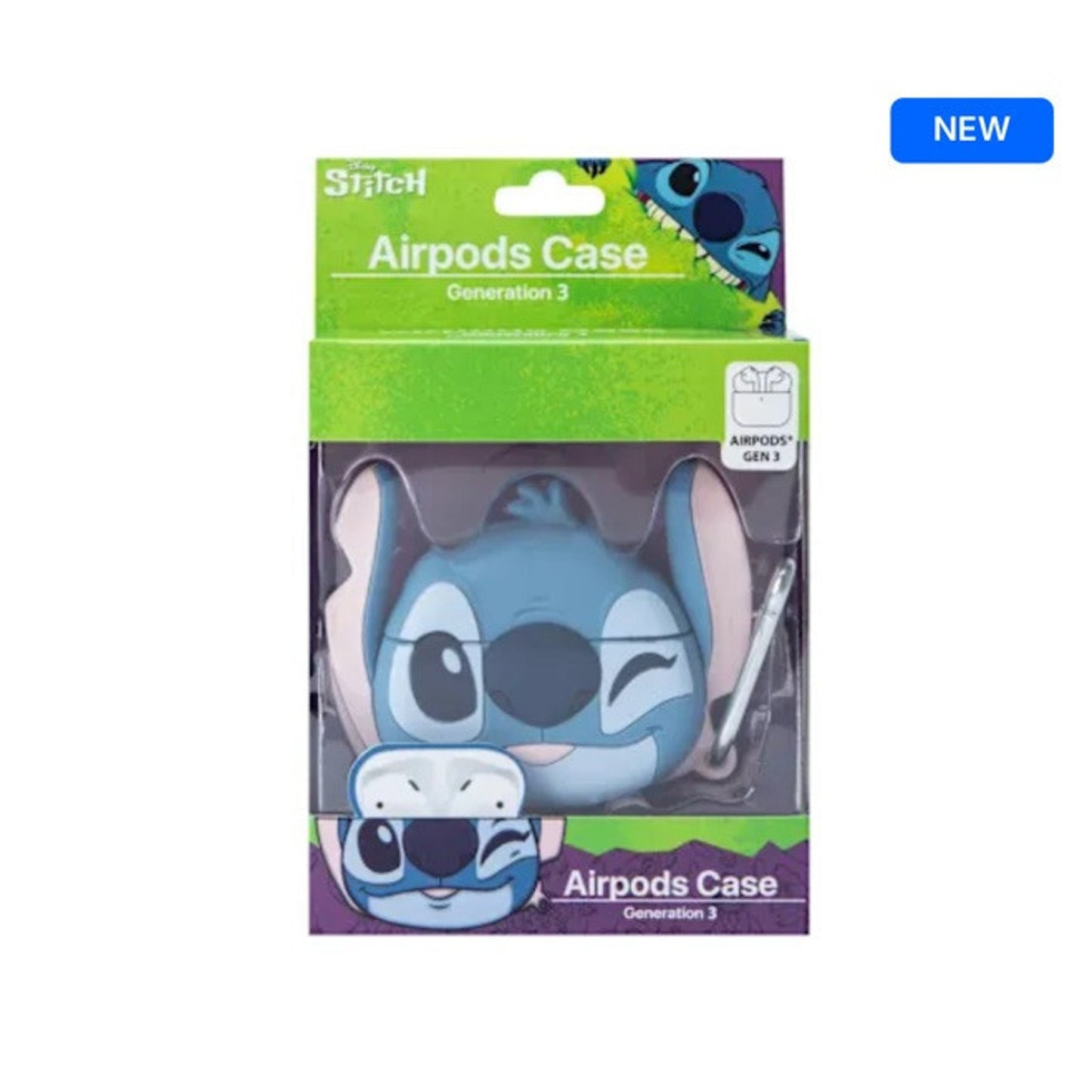 🔥Disney Lilo and Stitch Apple Airpod Case Gen 3 Stitch BNWT🔥