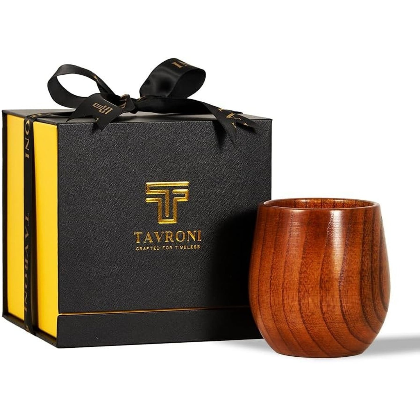 🔥12 Oz Handmade Wooden Whiskey Glass Tumbler Whisky BNWT🔥