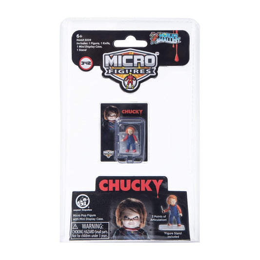 🔥World's Smallest Universal Horror Micro Figure Chucky - Child's Play BNWT🔥