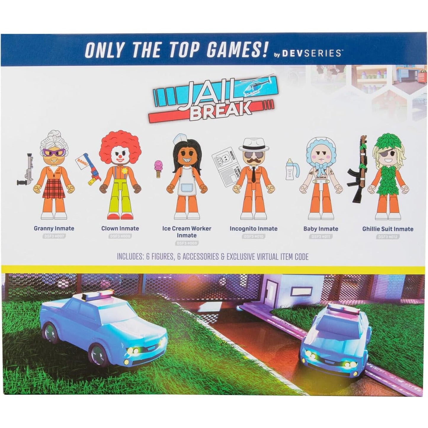 🔥DevSeries Jailbreak Hiding in Plain Sight Multipack Six 2.75” Action Fig Set🔥