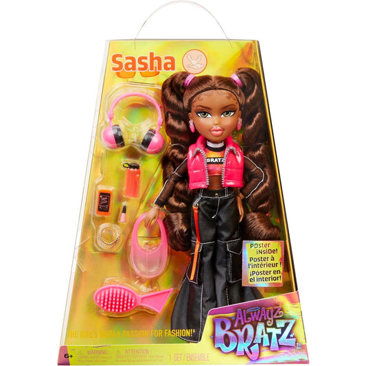 🔥Bratz Alwayz Sasha Fashion Doll with 10 Accessories and Poster BNWT🔥