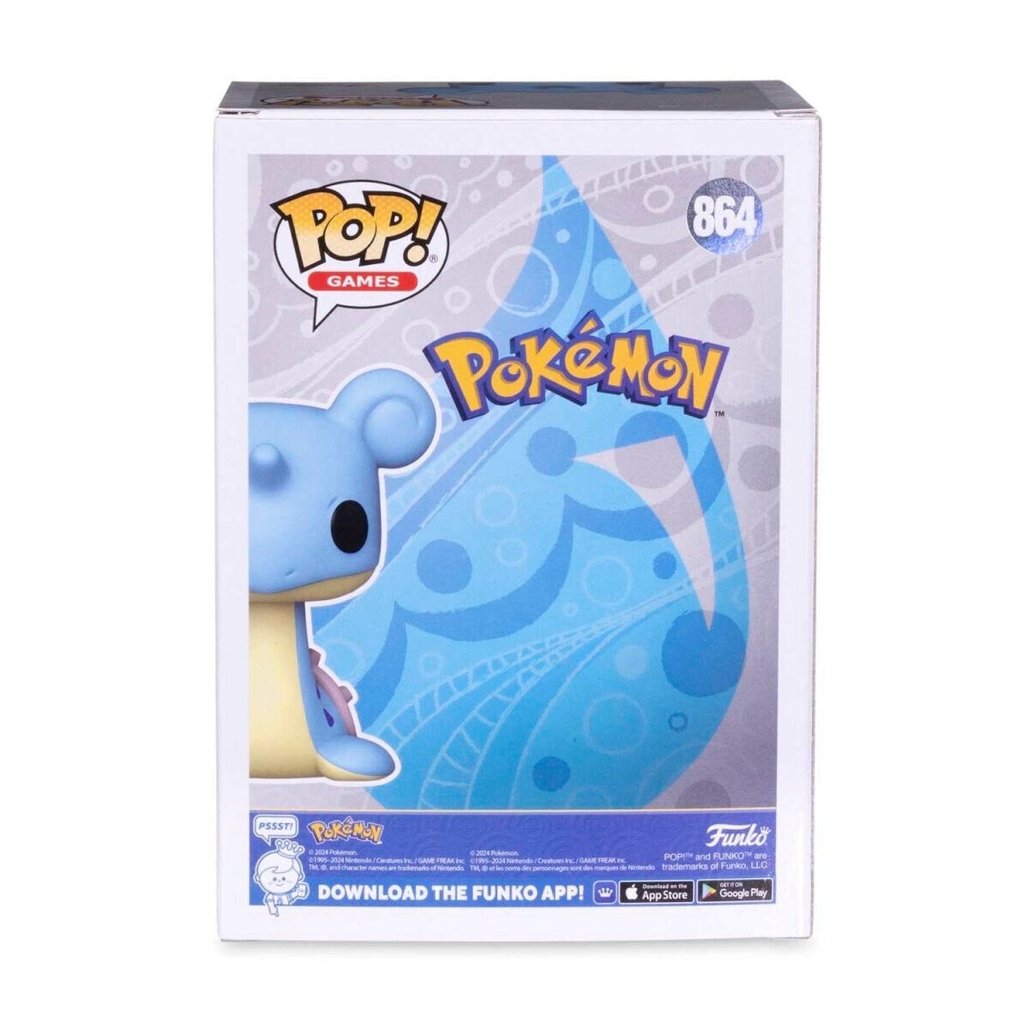 🔥Funko Pop Lapras Pearlescent Pokemon Center Exclusive BNWT🔥