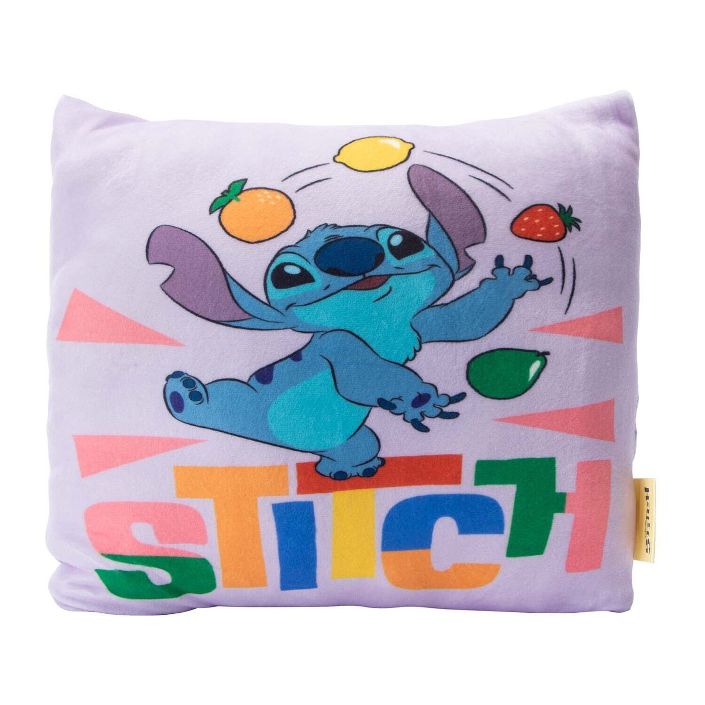 🔥Disney Stitch Travel Cloud Throw Pillow 13in BNWT🔥