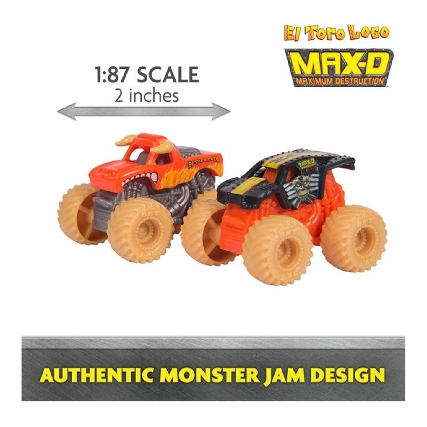🔥Monster Jam Mini El Toro Loco Venom Velocity Scorpion Playset + Die Cast NWT🔥