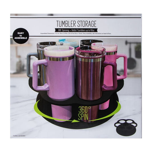 🔥Spinning Tumbler Organizer Rack BNWT🔥