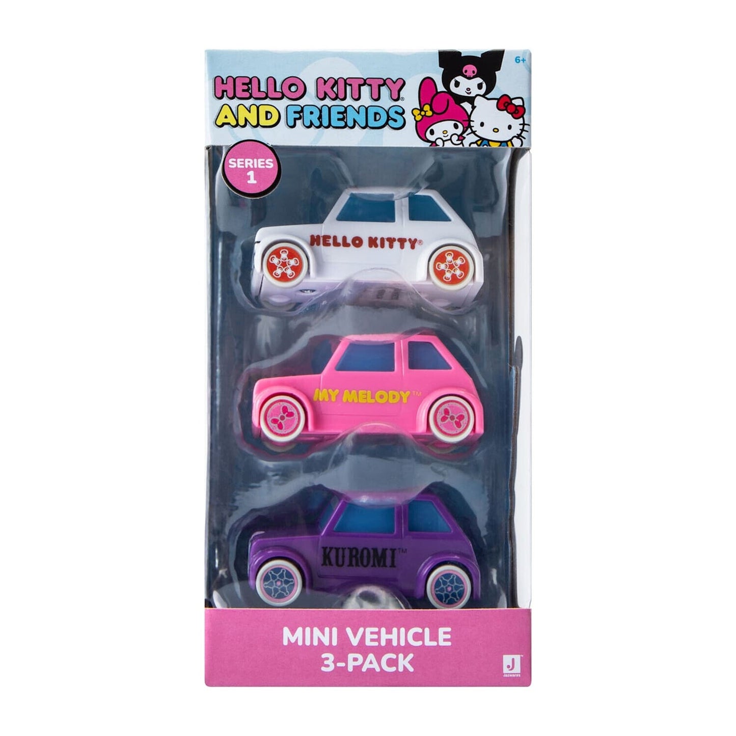 🔥Hello Kitty And Friends Series 1 Mini Vehicle Set Of 3 BNWT🔥