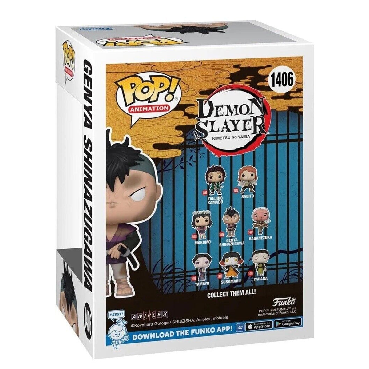 🔥Funko Pop! Animation: Demon Slayer - Genya Shinazugawa BNWT🔥