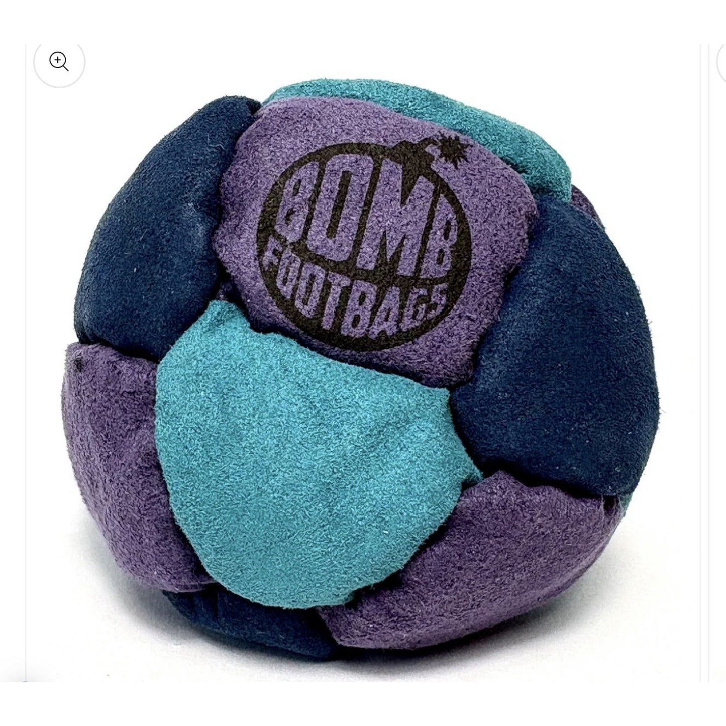 🔥Bomb Footbags The Burly Buckshot Hacky Sack Footbagt Teal/Purple/Navy NWT🔥