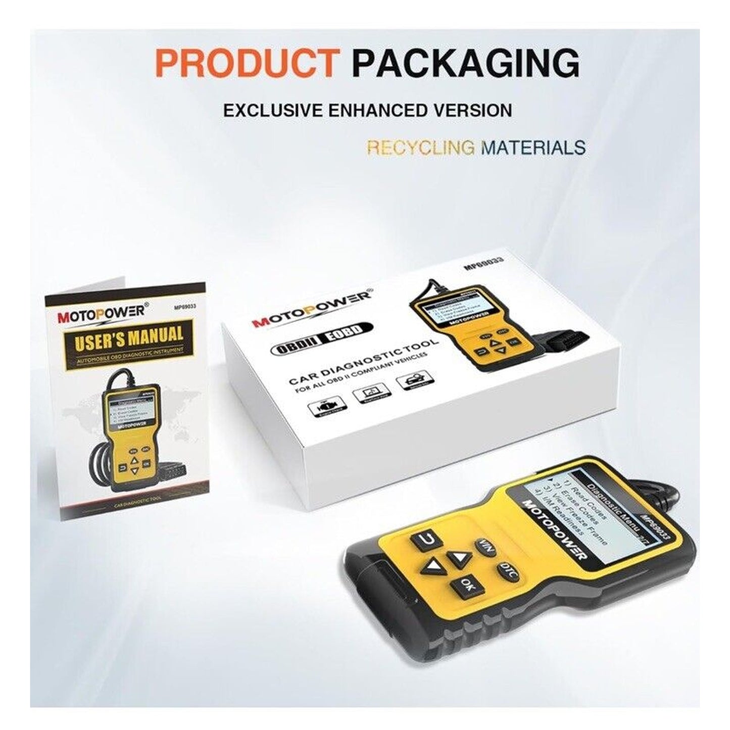 🔥Car OBD2 Scanner: Engine Fault Code Reader | CAN Diagnostic Tool | OBD II🔥