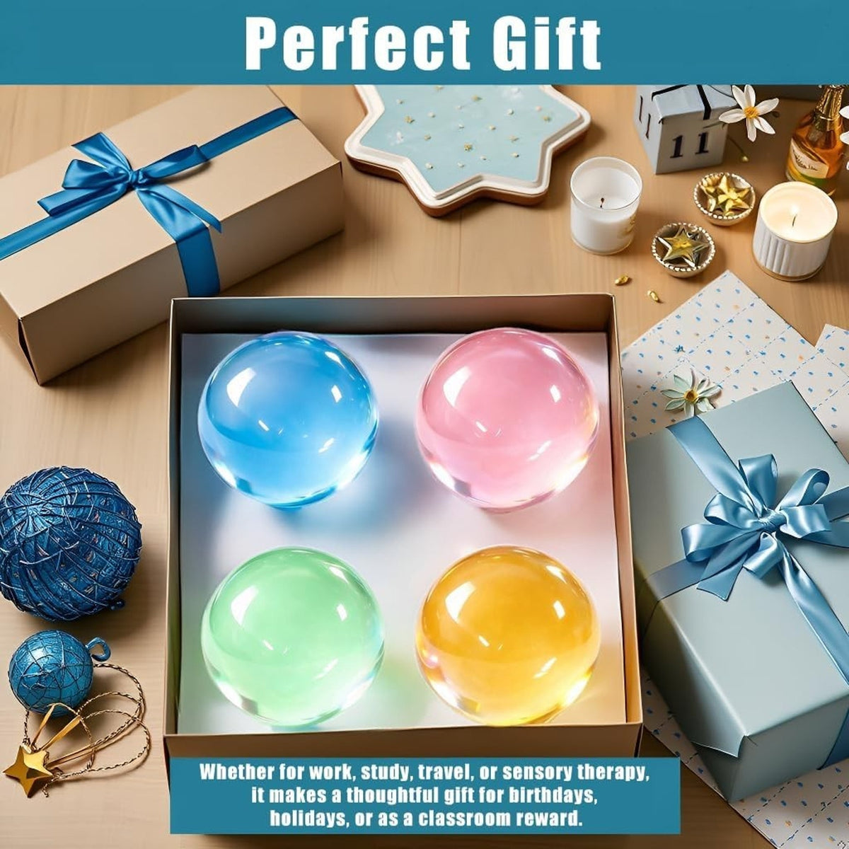 🔥Coconut Oil Squishy Stress Ball Soft Sensory Fidget & Squeeze Toy PINK BNWT🔥